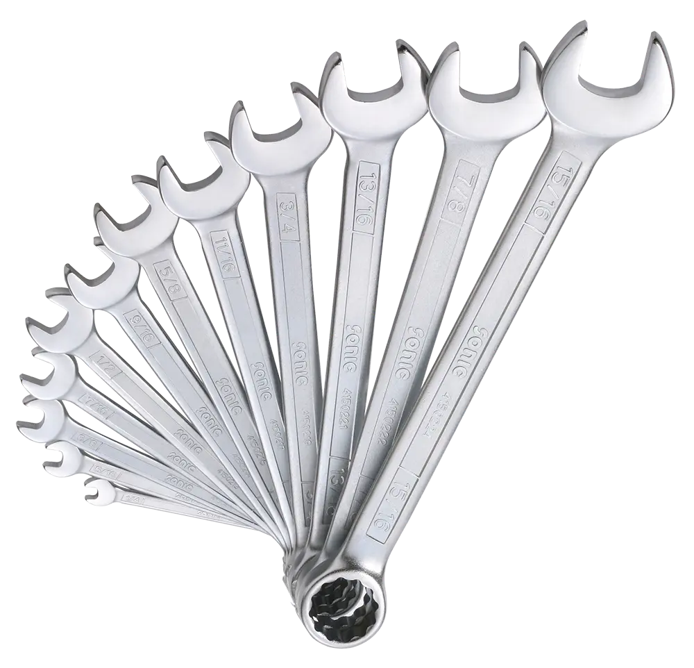 Sonic Tools 601204 SAE Combination Wrench Set in Pouch, 12-Piece