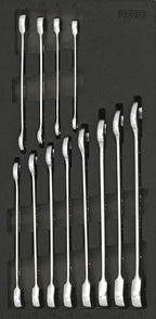Sonic Tools 601228 Flat Ring Ratchet Set, 12-Point, 12-Piece - Tool Leaks