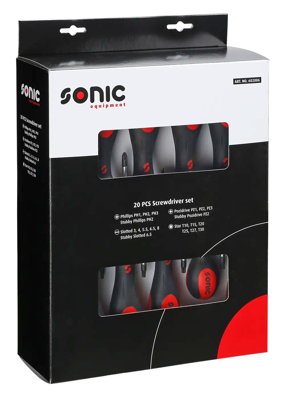 Sonic Tools 602006 Screwdriver Set, 20-Piece