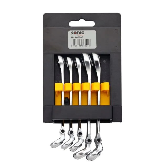 Sonic Tools 600507 Flexible Flare Nut Wrench Set, 5-Piece