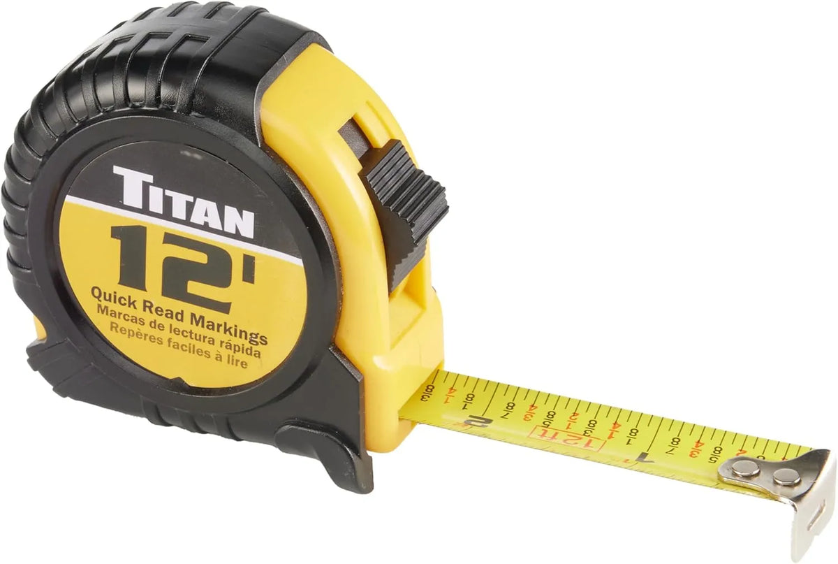 Titan 10904 12 ft. Tape Measure
