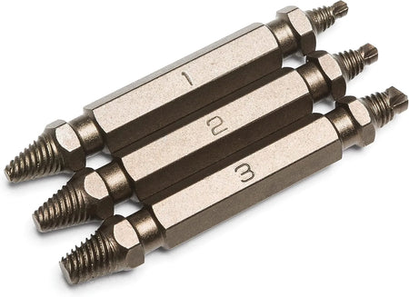 Titan 11215 3-Piece Damaged Screw Extractor Set