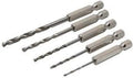Titan 16505 5-Piece SAE Hex Shank Drill Bit Set - Tool Leaks