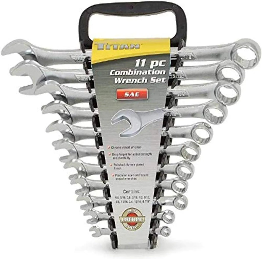 Titan 17327 11-Piece SAE Raised Panel Wrench Set - Tool Leaks