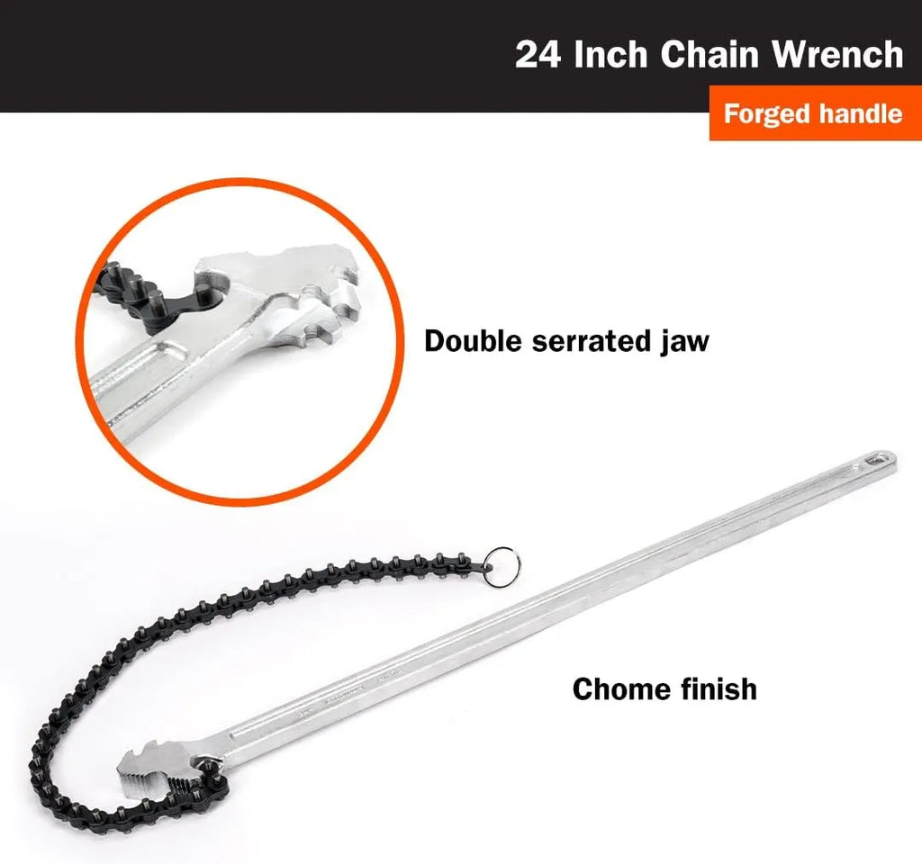 Titan 21372 24-Inch Chain Wrench - Tool Leaks