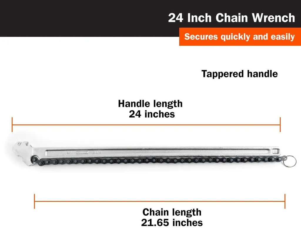 Titan 21372 24-Inch Chain Wrench - Tool Leaks