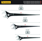 Titan 223 3-Piece Adjustable Construction Wrench Set - Tool Leaks