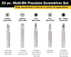 Titan 16093 33-Piece Precision Multi-Bit Driver Set - Tool Leaks