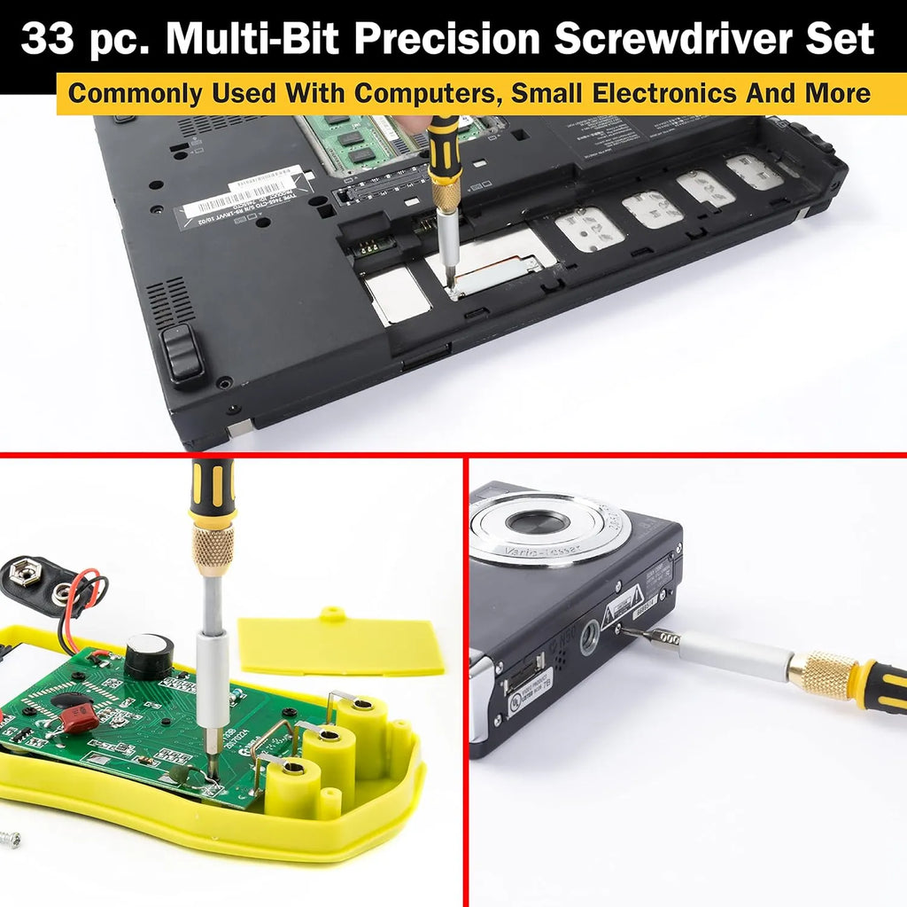 Titan 16093 33-Piece Precision Multi-Bit Driver Set - Tool Leaks