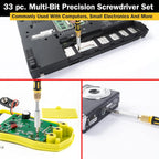 Titan 16093 33-Piece Precision Multi-Bit Driver Set - Tool Leaks
