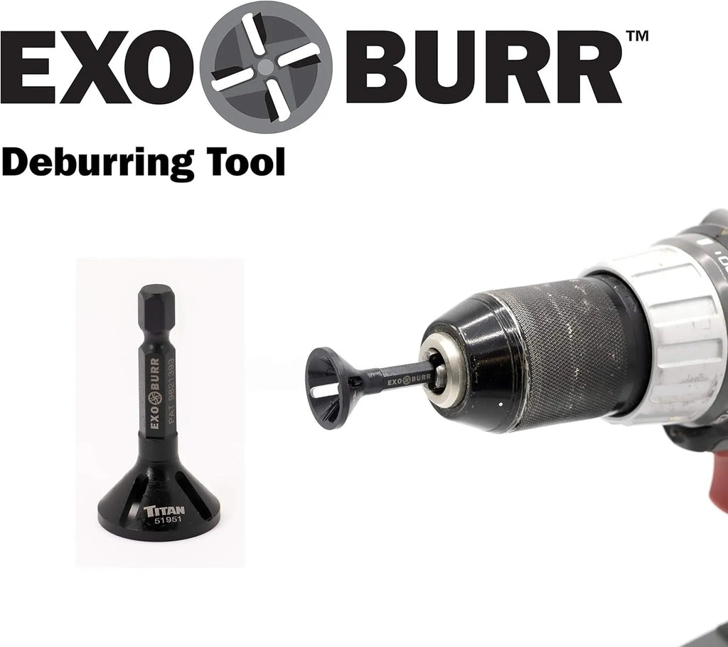 Titan 51951 Exo-Burr Small External Thread Deburring Tool - Tool Leaks