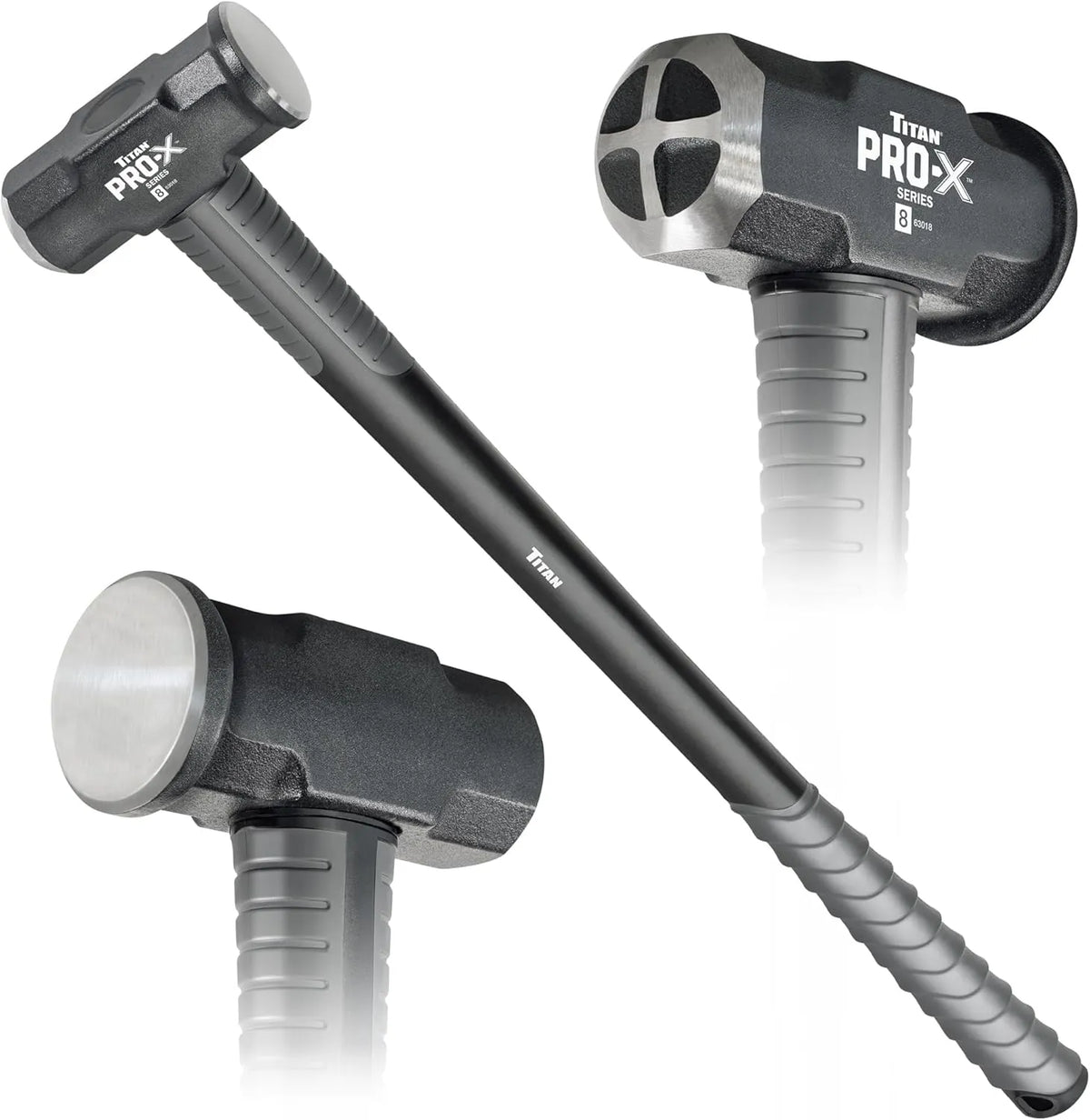 Titan 63018 Pro-X 8 lb. Cross Pattern Sledge Hammer