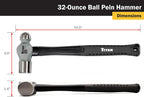 Titan 63024 32 oz Ball Pein Hammer - Tool Leaks