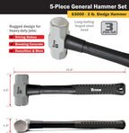 Titan 63125 5-Piece Hammer Set - Tool Leaks