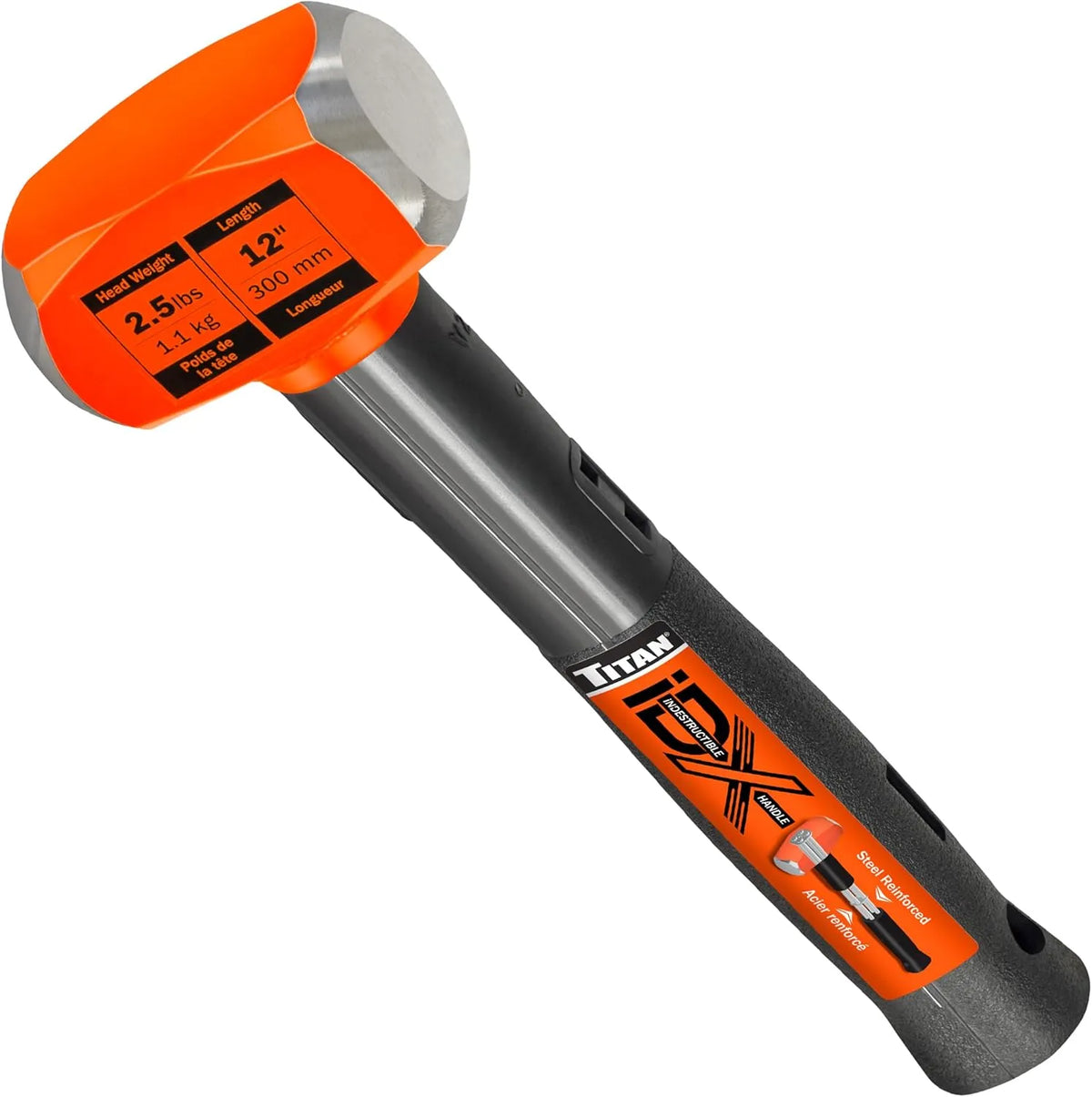 Titan 63612 iDX 2.5 lb. Indestructible Drilling Hammer