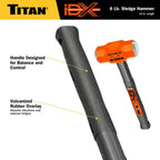 Titan 63616 iDX 6 lb. Indestructible Sledge Hammer - Tool Leaks