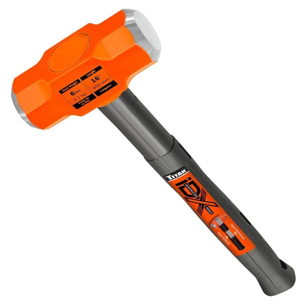 Titan 63616 iDX 6 lb. Indestructible Sledge Hammer - Tool Leaks