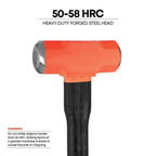 Titan 63618 iDX 8 lb. Indestructible Sledge Hammer - Tool Leaks