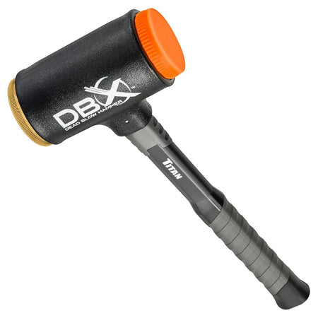 Titan 63647 DBX 45 oz Dead Blow Hammer with Polyurethane & Brass Faces