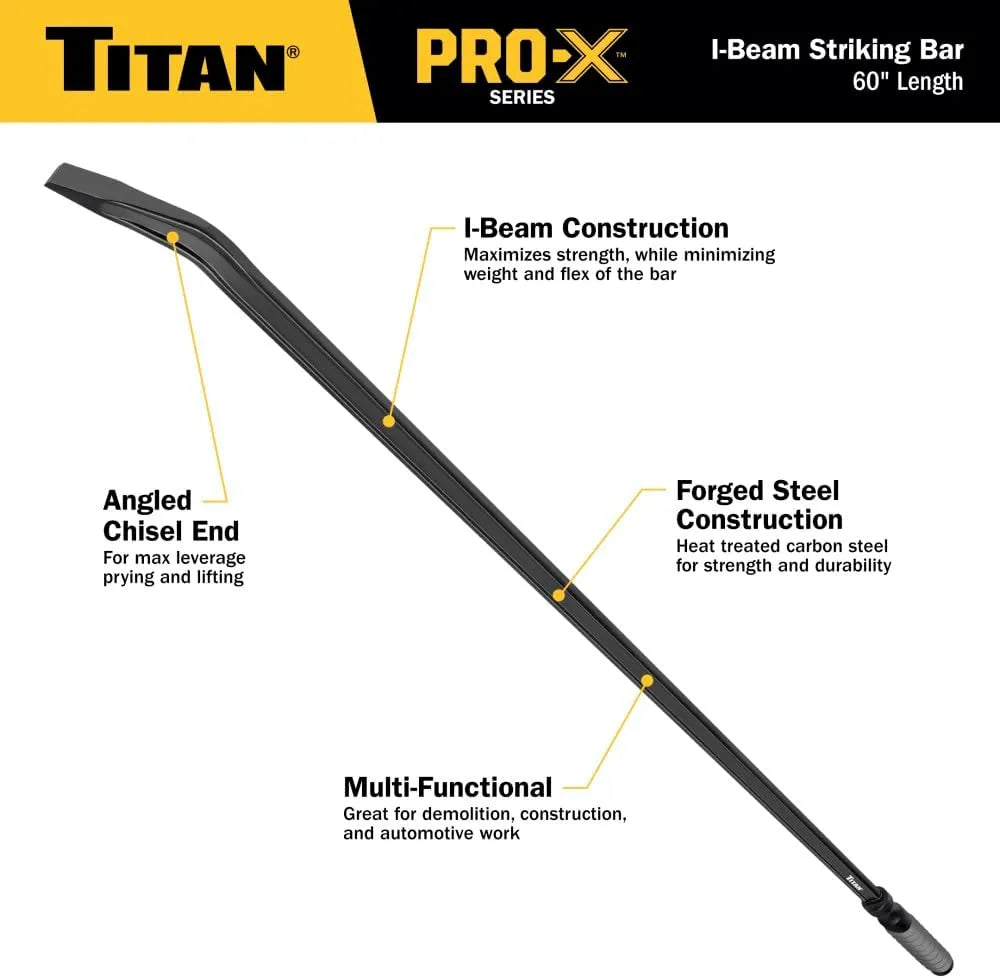 Titan 63792 Pro-X 60-Inch I-Beam Striking Bar