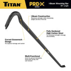 Titan 63802 Pro-X 48-Inch I-Beam Wrecking Bar - Tool Leaks