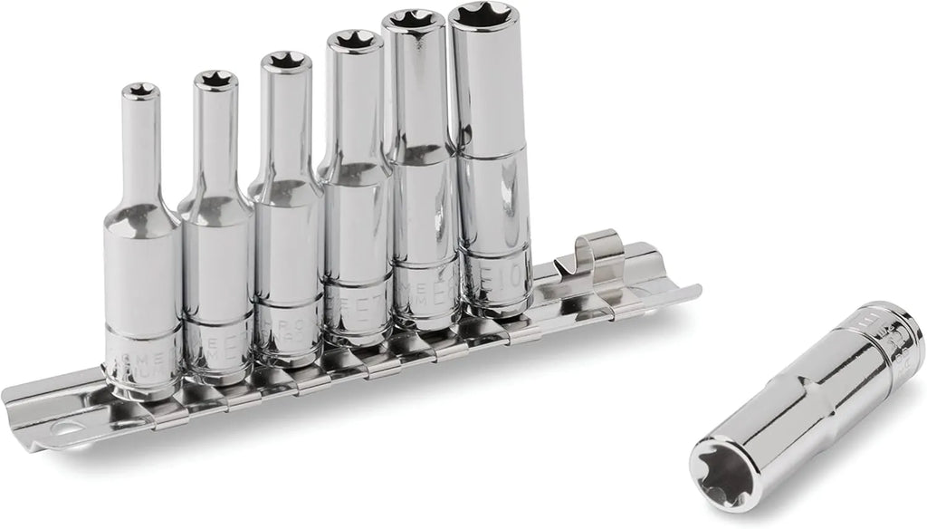 Titan 66320 7-Piece 1/4 in. Drive Deep External Star Socket Set - Tool Leaks