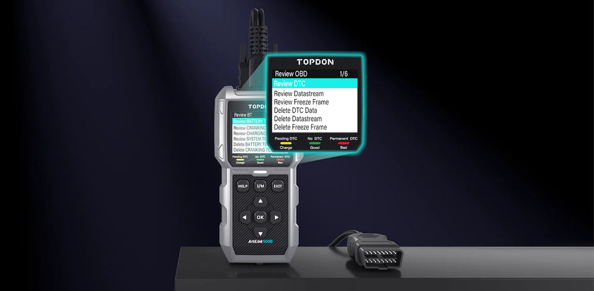 TOPDON AL500B ArtiLink500B OBDII Scanner & Tester