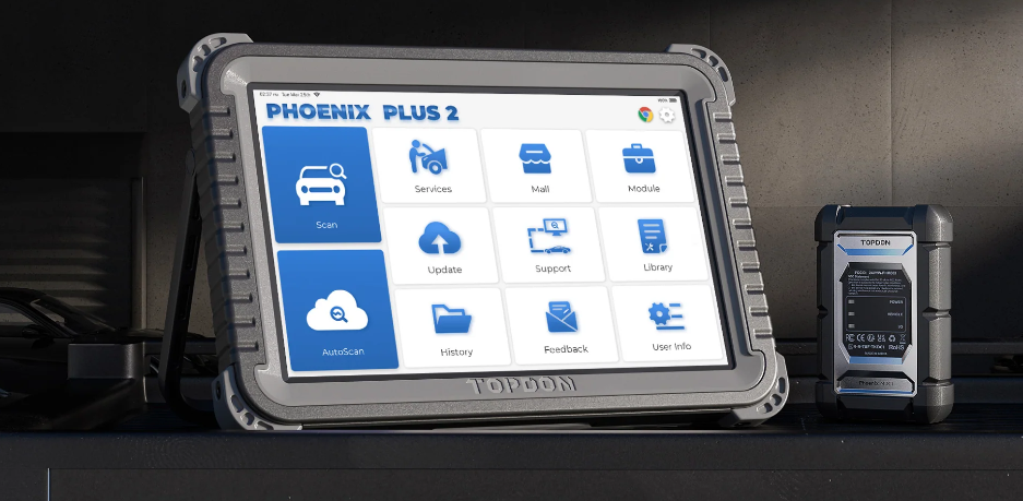 TOPDON PXPLUS2 Phoenix Plus 2 10.1-Inch Pro Scan Tool - Tool Leaks