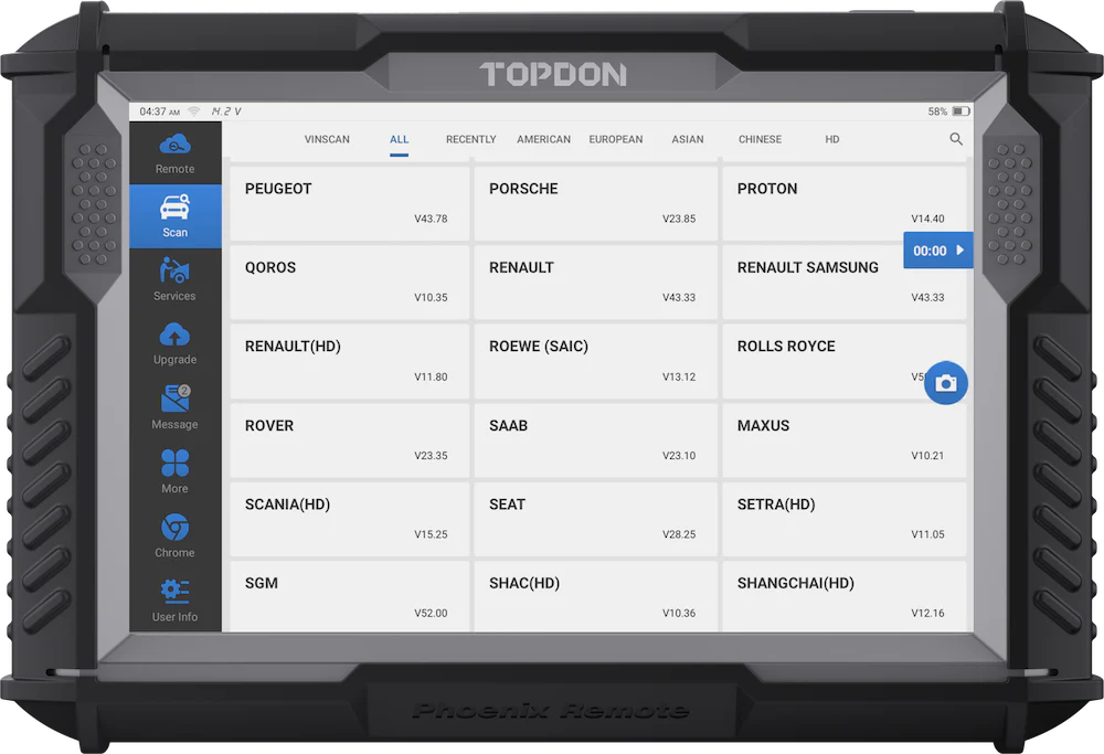 TOPDON PXREMOTE Phoenix Remote Professional Scan Tool