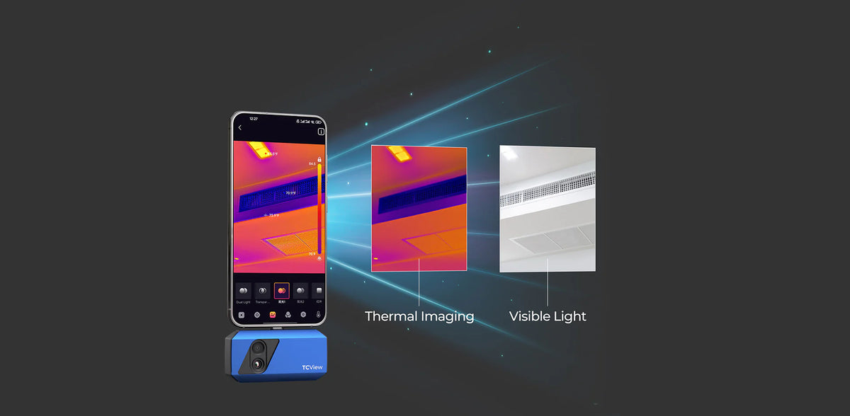 TOPDON TC001 Plus Dual-Lens Thermal Camera