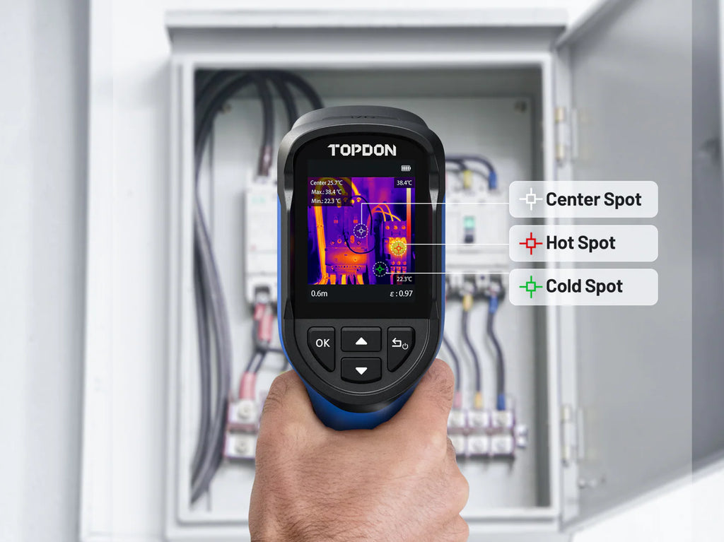 TOPDON TC004 Mini Compact Thermal Camera - Tool Leaks