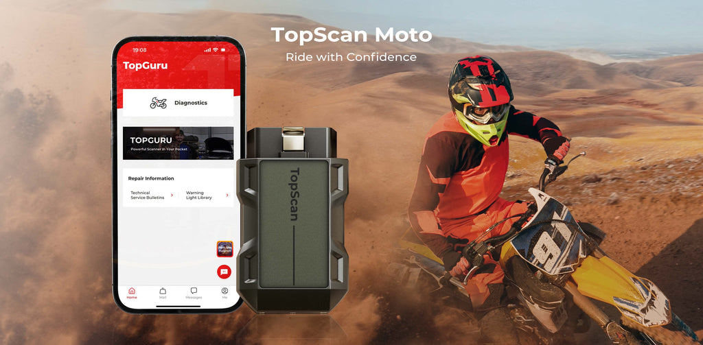 TOPDON TopScan Moto Smartphone Diagnostic Tool - Tool Leaks