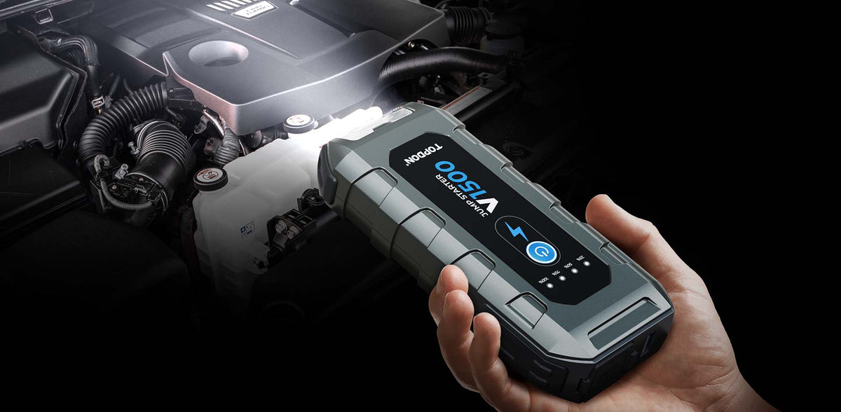 TOPDON V1500 Portable 12V Jump Starter
