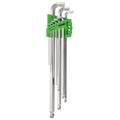 VESSEL 8209BPLU Ball Point Hex L-Key Wrench Stubby (Long Type) 9-Piece Set - Tool Leaks