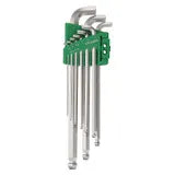 VESSEL 8209BPU Ball Point Hex L-Key Wrench Stubby 9-Piece Set