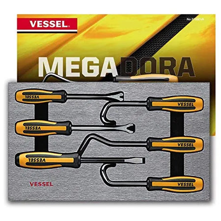 VESSEL 9706EVA Megadora Body Shop Tools 6-Piece Set