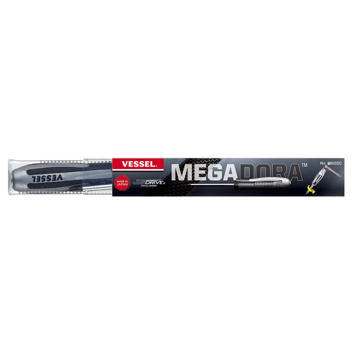 VESSEL 9802SC Megadora Impacta 2-Piece Screwdriver Set