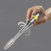 VESSEL 2200MBH120K01 BALL GRIP Interchangeable Ratchet Screwdriver 10-Piece Bit Set