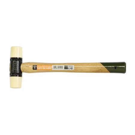 VESSEL H7010 1 lb Soft Head Hammer with Genuine Wood Handle