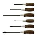 VESSEL 3006CS WOOD-COMPO Non-Slip Screwdriver 6-Piece Set