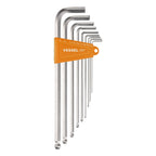 VESSEL 8309BPXLU Ball Point Hex L-Key Wrench (Extra Long Type) 9-Piece Set - Tool Leaks