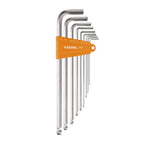 VESSEL 8309BPLINU Ball Point Hex L-Key Wrench (Long Type) (Inch) 9-Piece Set - Tool Leaks