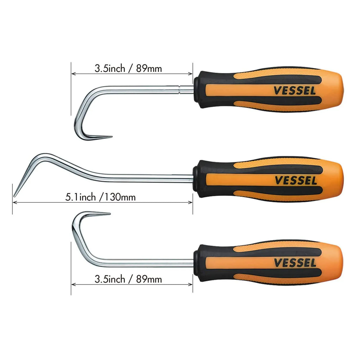 VESSEL 970HR3PB Megadora Hose Remover 3-Piece Set