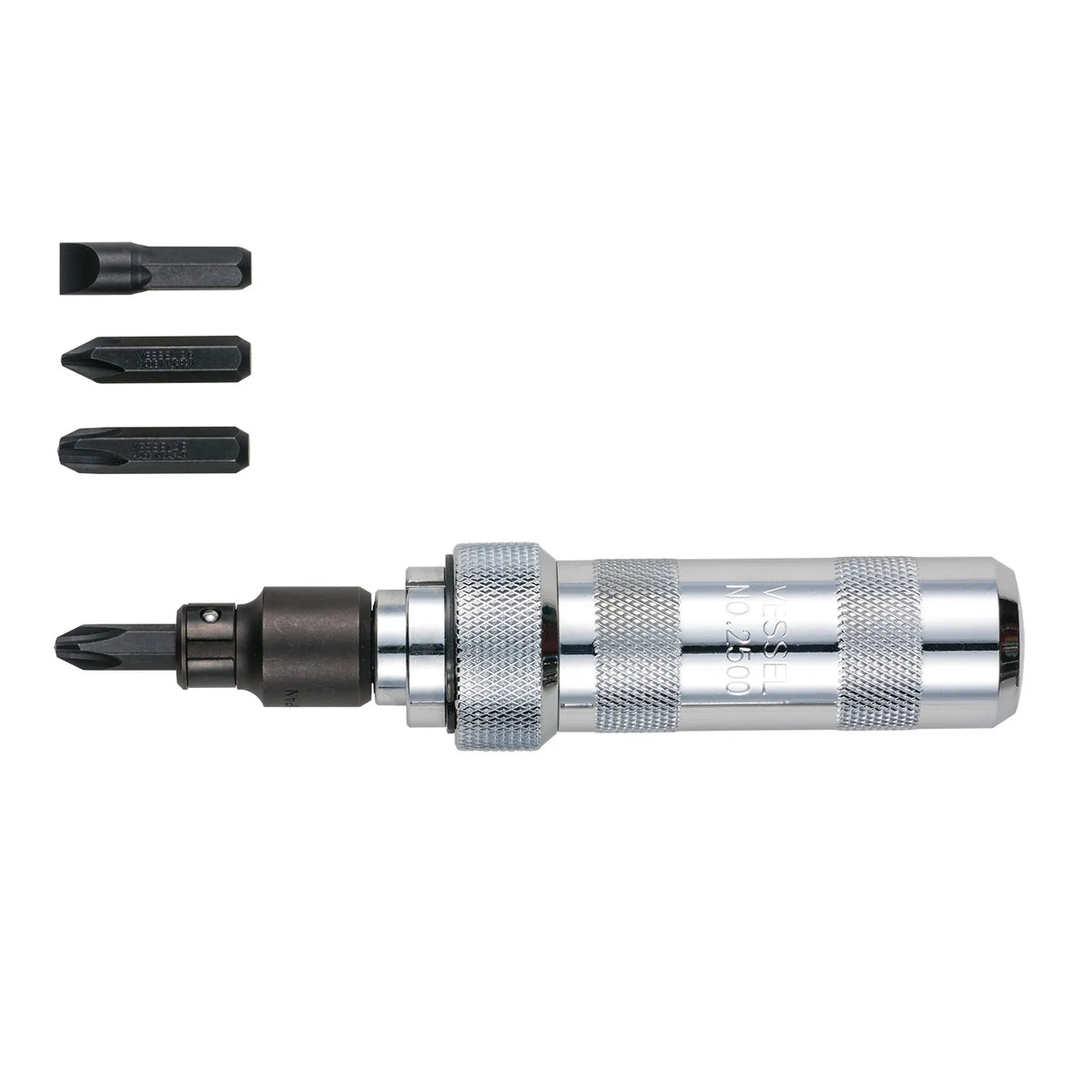 VESSEL ID250001 Manual Impact Driver 5/16" Hex & 1/2" Drive Set - Japanese Packaging