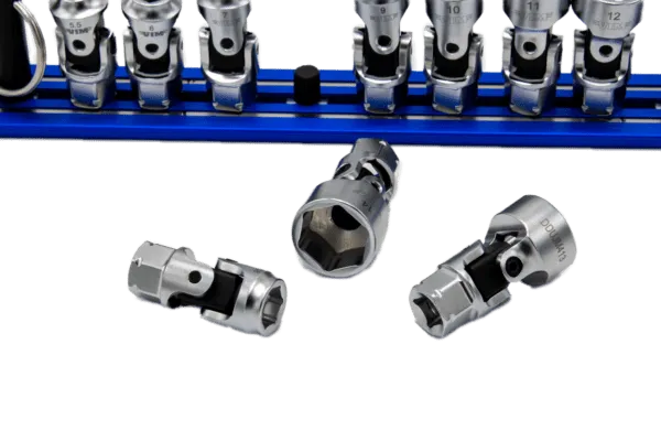 VIM Tools DDSUJM400 10-Piece Dual-Drive Stubby Metric Universal Socket Set
