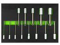 VIM Tools XZNS400A 13-Piece 4" OAL. XZN Triple Square Driver Set - S2 Steel - Tool Leaks