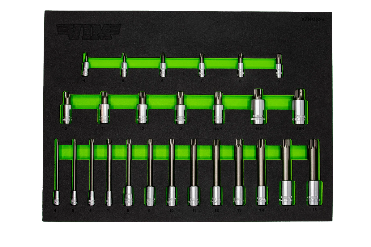 VIM Tools XZNMS26 26-Piece Master XZN Master Driver Set - S2 Steel