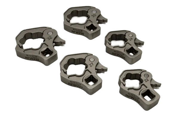 VIM Tools RFW200 5-Piece 1/2" Drive Large Ratcheting Flare Nut Wrench Set