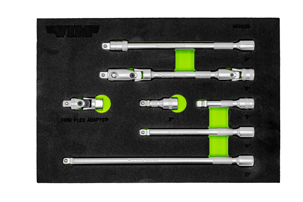 VIM Tools MEK600 7-Piece 3/8" Drive Master Extension Kit