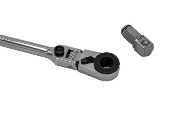 VIM Tools HBR1046 dual flex head 1/4" & 3/8" ratchet with removable drives